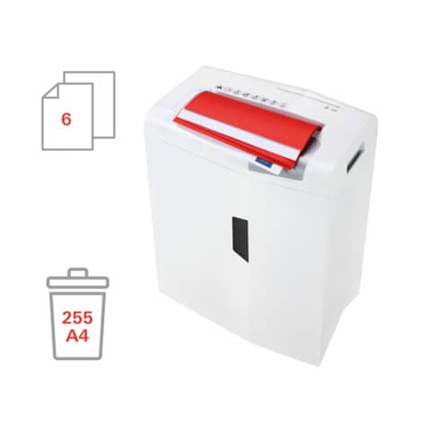 Distruggidocumenti uso moderato HSM Shredstar X6 pro - P-5 - 20 L - taglio a microframmenti 2x15mm - 1046111
